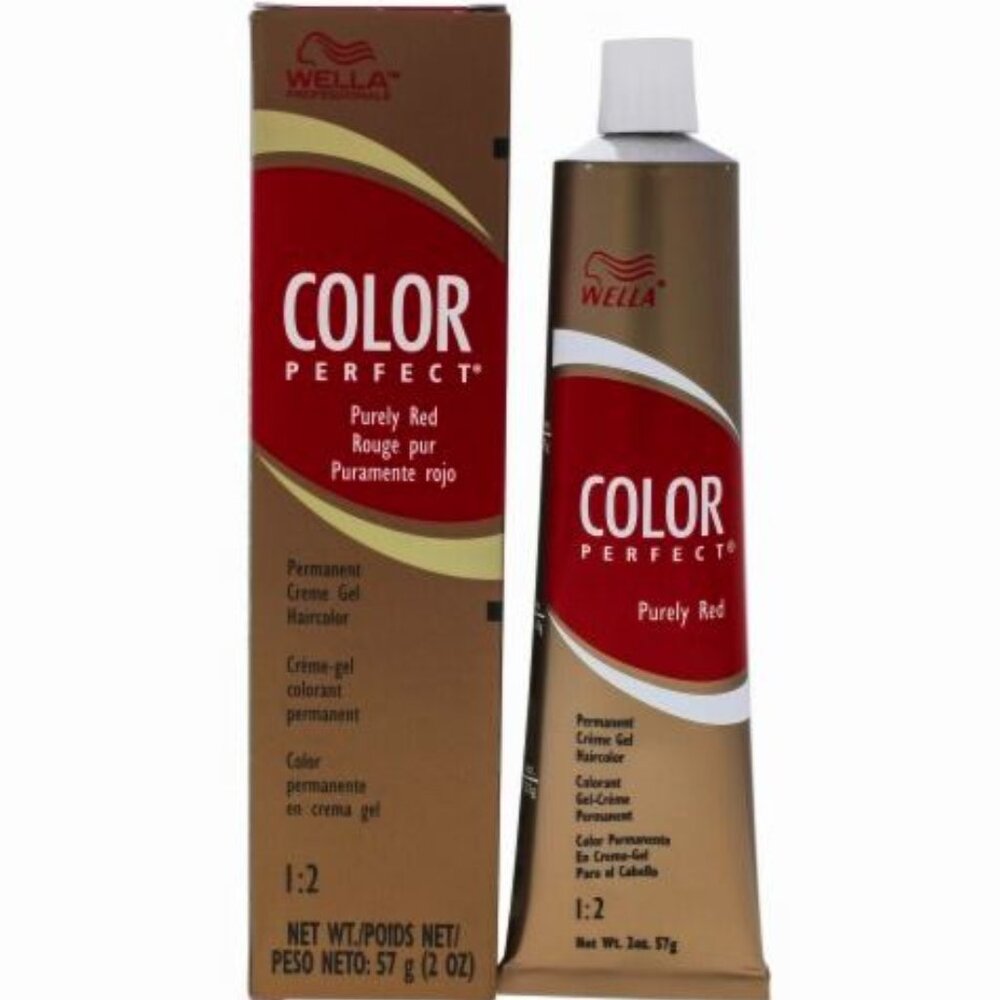 Purely Red 6RR Wella Color Perfect Permanent Creme Gel Hair Color